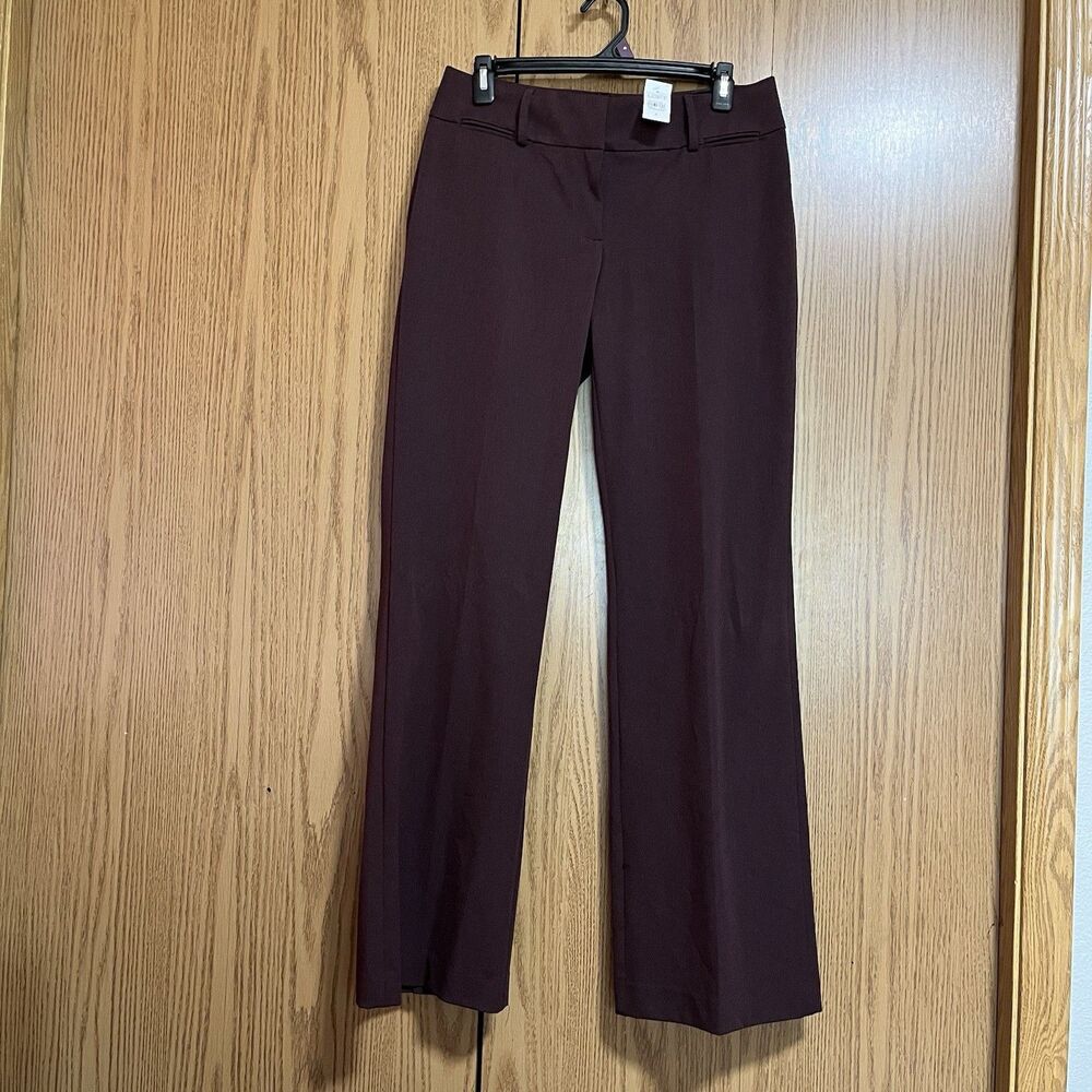 LOFT Julie Trousers Women’s 4 Dress Pants Burgundy